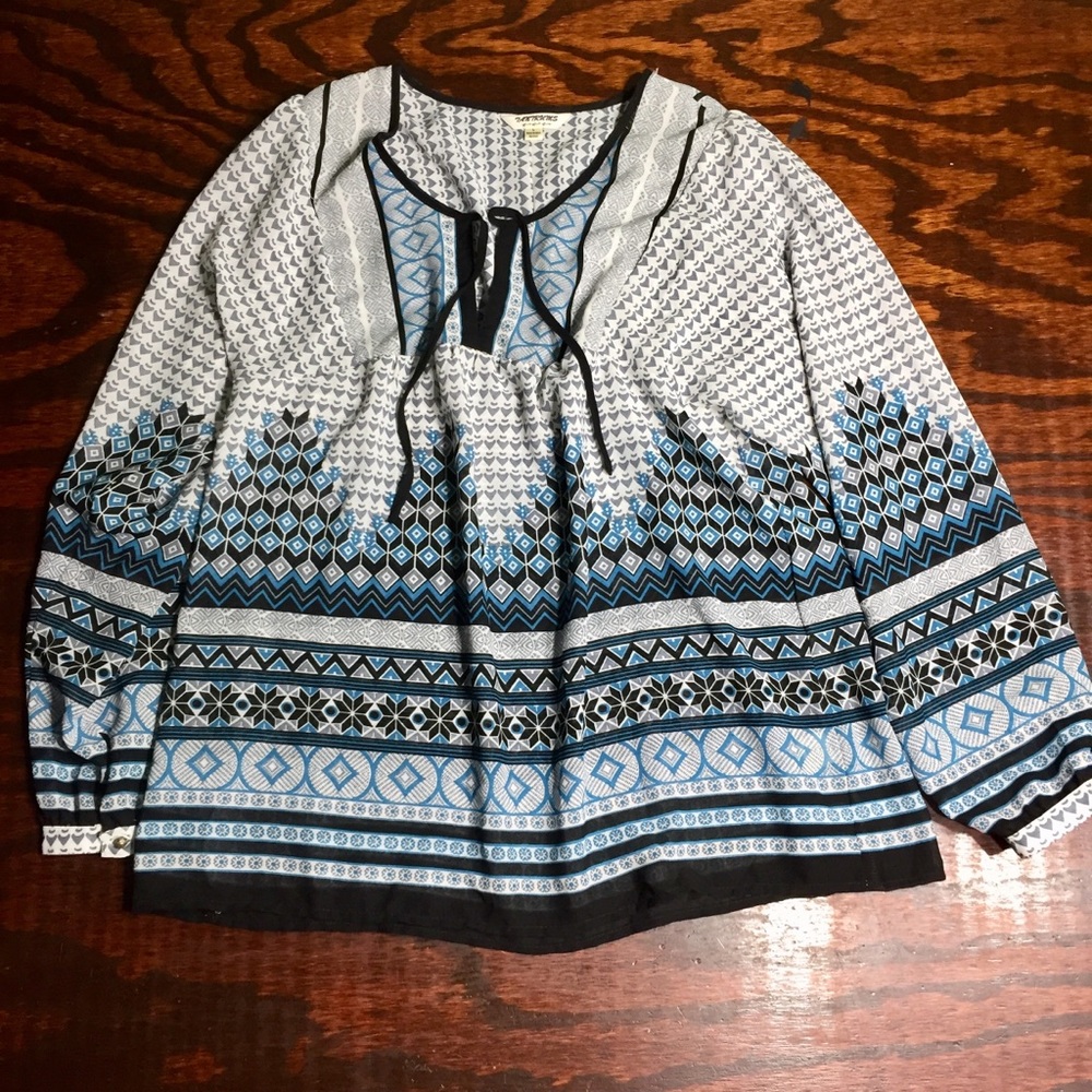 Sheer blouse